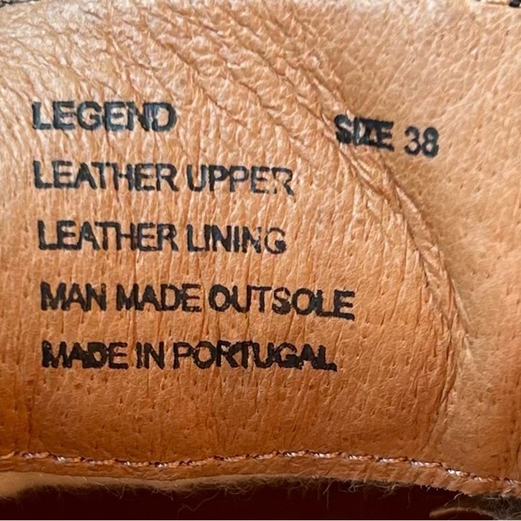 Miz Mooz Legend Black Leather Chunky Platform Loafer size 38 (7.5 or 8) - Picture 12 of 13